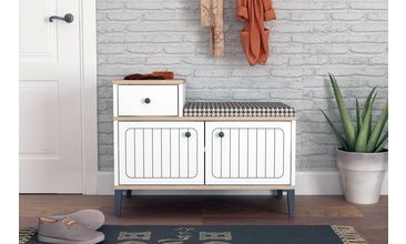 MEİER ÇEKMECELİ KAPAKLI BANK AYAKKABILIK