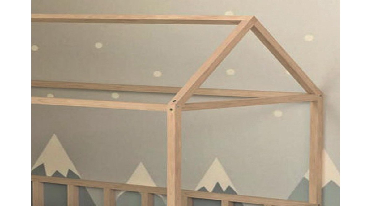 MARKAAWM MONTESSORİ ÇOCUK YATAK DOĞAL ÇAM AĞACI YATAK NİSA