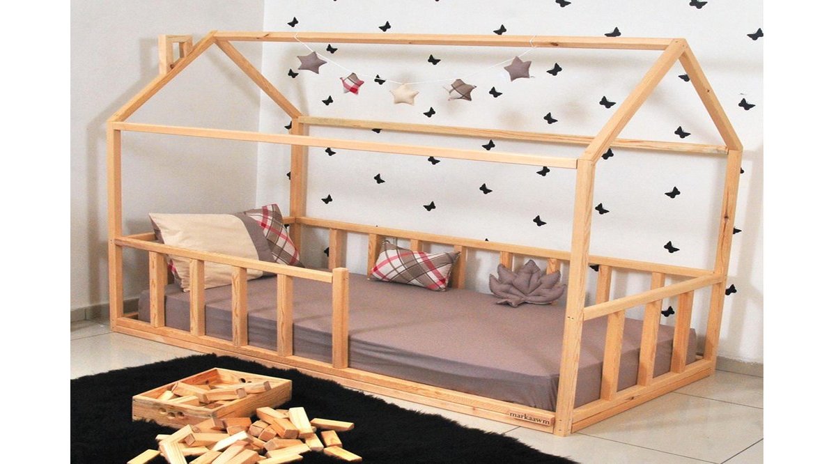 MARKAAWM MONTESSORİ YATAK ÇOCUK YATAK DOĞAL ÇAM AĞACI SEVGİ FİYATI