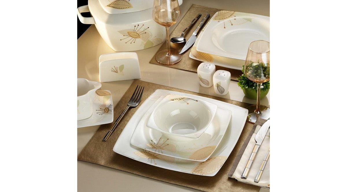 KÜTAHYA PORSELEN ALİZA BONE 83 PARÇA 65111 DEKOR YEMEK TAKIMI FİYATI