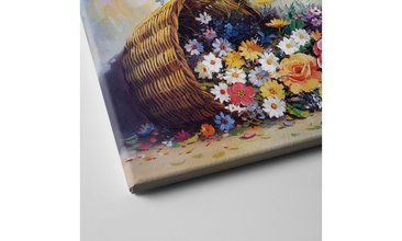 ÇİÇEKLİ KANVAS TABLO 20X30