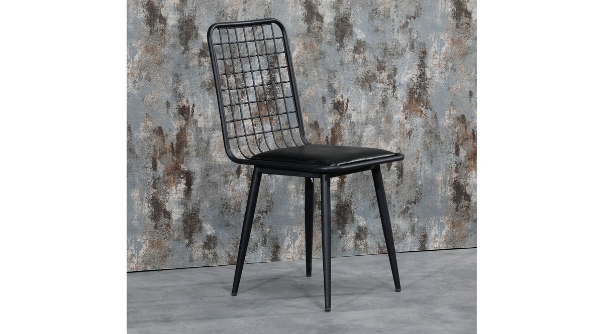 OLİNPA SİYAH PARİS TEL SANDALYE FİYATI Vivense OLİNPA SİYAH PARİS TEL SANDALYE FİYATI Vivense