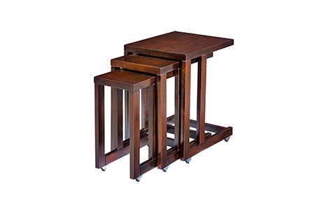 C ZİGON SEHPA 3LÜ KOYU CEVİZ