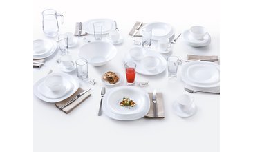 CARİNE BEYAZ 18 PARÇA SET