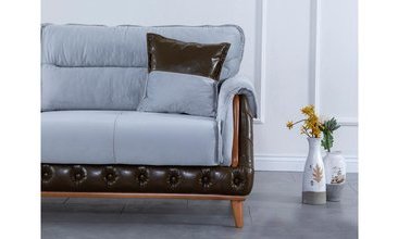 NİSA KOLTUK TAKIMI BUZ MAVİSİ