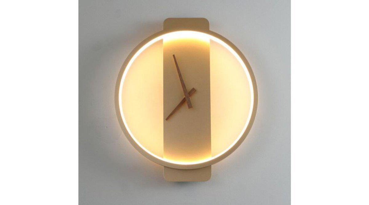 SCONCE LED DUVAR APLİK SAAT KISMI PİLLİ 30CM FİYATI Vivense SCONCE LED DUVAR APLİK SAAT KISMI PİLLİ 30CM FİYATI Vivense