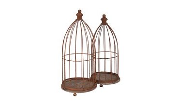 COFFEY DEKORATİF METAL KUŞ KAFESİ BÜYÜK
