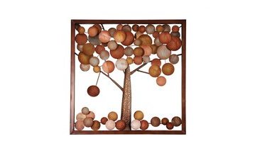 MOON AĞAÇ MOTİFLİ METAL TABLO