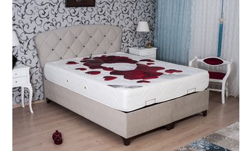 AURORA FULL ORTOPEDİK YATAK 150*200 (KALPLİ)
