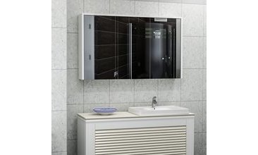 BADE ASMA 100 CM AYNALI DOLAP BEYAZ