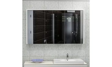 BADE ASMA 100 CM AYNALI DOLAP BEYAZ