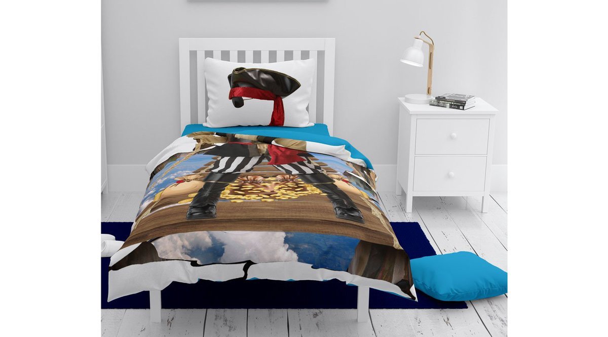MONOHOME KORSAN 3D PAMUK SATEN ÇOCUK NEVRESİM TAKIMI