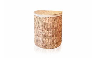 HASIR ÇAMAŞIR SEPETİ D MODEL 58X48X34 CM NATUREL