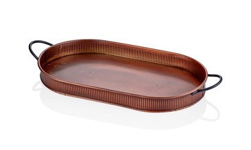 OVAL BAKIR KAPLAMA TEPSİ KÜÇÜK