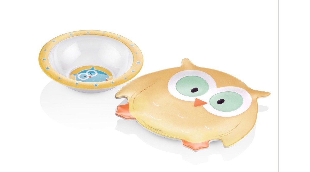 BEBEK MAMA SETİ 2 PARÇA BAYKUŞ SARI FİYATI Vivense