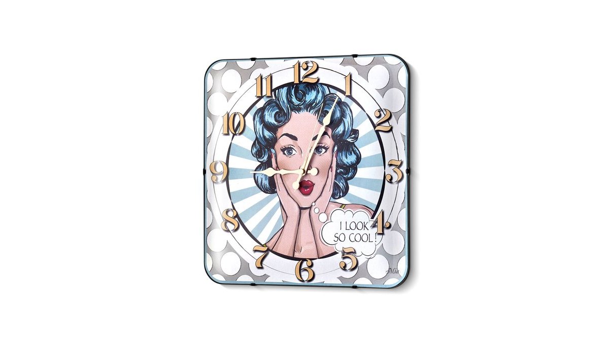POPART MAVİ DUVAR SAATİ 35 CM FİYATI Vivense POPART MAVİ DUVAR SAATİ 35 CM FİYATI Vivense