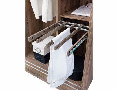MİA MOBİLİ SÜRGÜLÜ GARDROP CEVIZ KAPAK 160X60X210CM