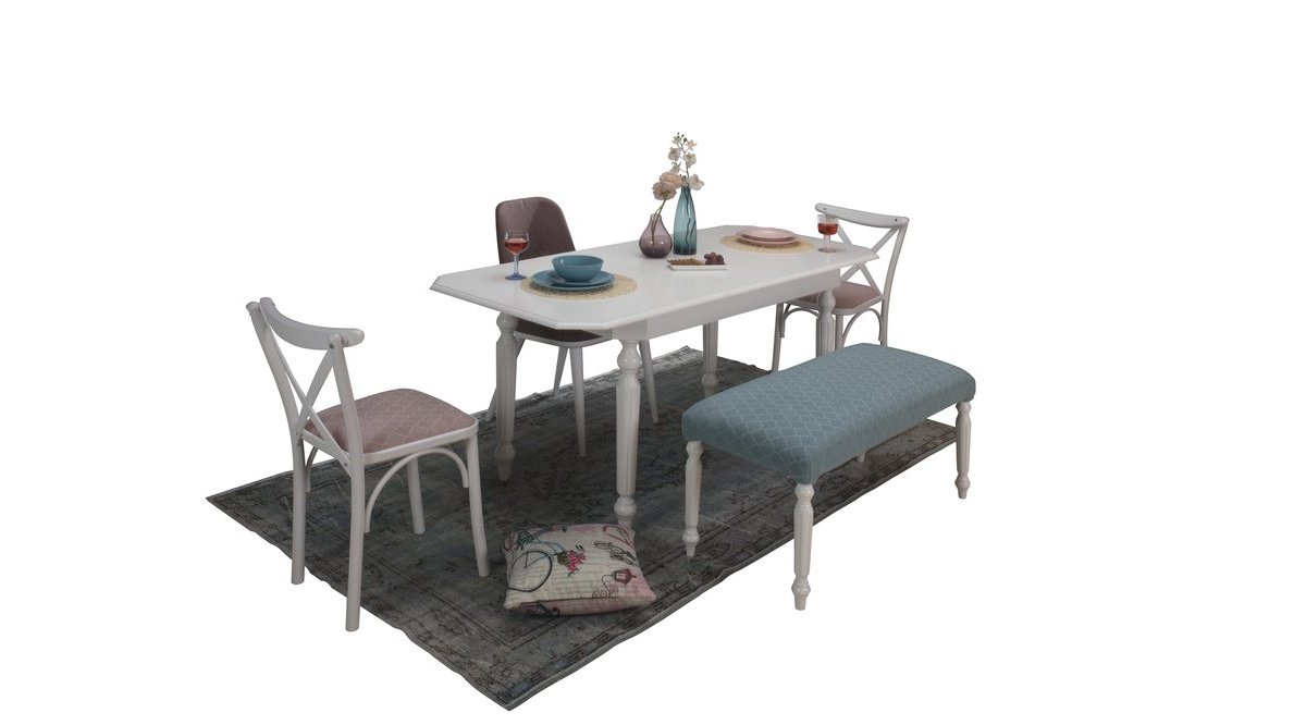 QUEEN MASA SANDALYE SETİ FİYATI Vivense