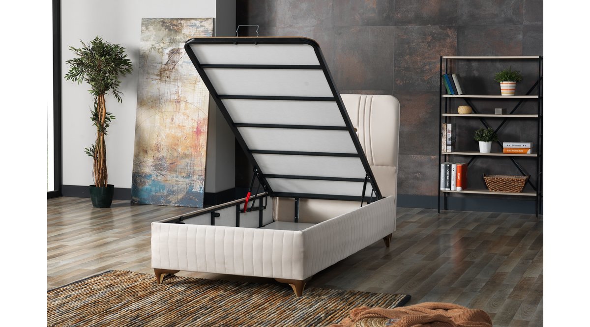 ADEL BAZA BAŞLIK VE YATAK SETİ 90X190 FİYATI Vivense