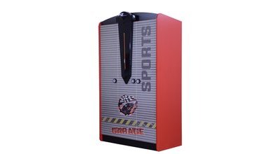 AUDİ KIRMIZI FULL LEDLİ KOLTUKLU ARABALI YATAK TAKIMI 1