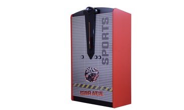 MERCEDES KIRMIZI FULL LEDLİ RÜZGARLIKLI ARABALI YATAK TAKIMI 1