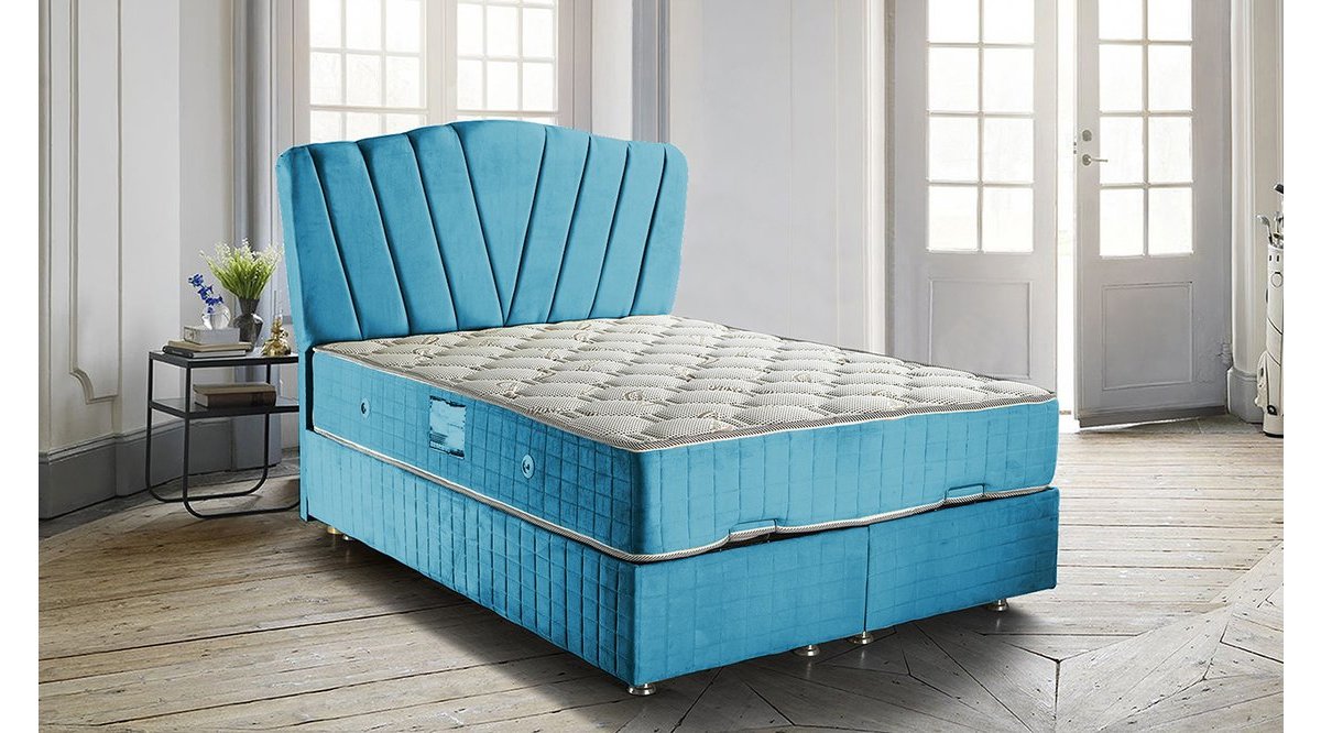 LİNE MAVİ BAZA + BAŞLIK + YATAK SETİ 100X200 FİYATI Vivense