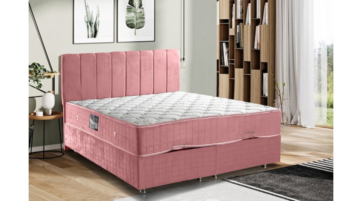 TETRA PEMBE BAZA + BAŞLIK + YATAK SETİ FİYATI Vivense