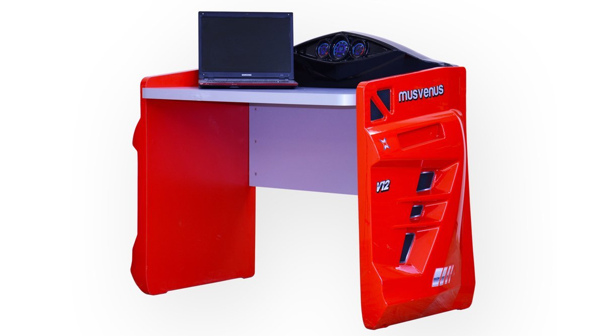 JAGUAR KIRMIZI FULL LEDLİ KOLTUKLU ARABALI YATAK TAKIMI 2