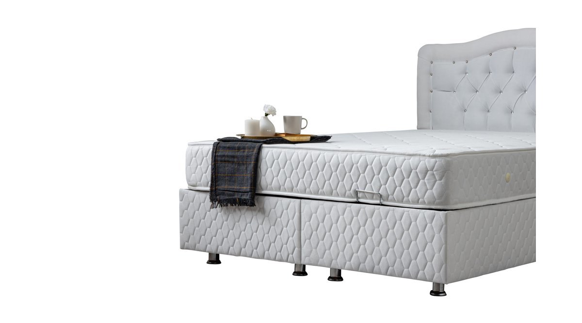 ŞAH NEW BEYAZ BAZA BAŞLIK YATAK SETİ 120X200 FİYATI Vivense ŞAH NEW BEYAZ BAZA BAŞLIK YATAK SETİ 120X200 FİYATI Vivense