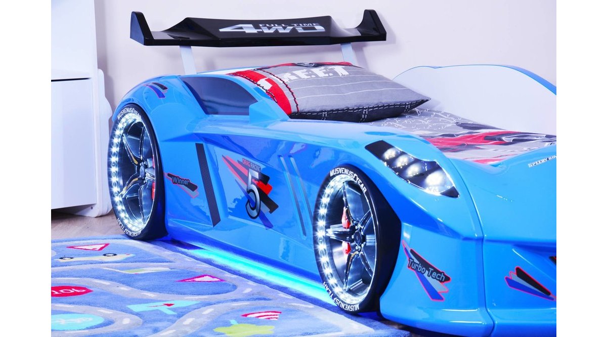 JAGUAR ARABALI YATAK MAVİ FULL LEDLİ FİYATI Vivense