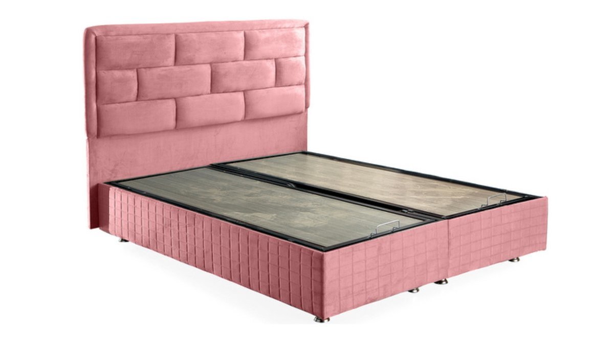 DİEGO BAZA BAŞLIK YATAK SETİ PEMBE 90X190 FİYATI Vivense