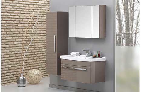 NİL BANYO DOLABI TAKIMI VİZON 85 CM