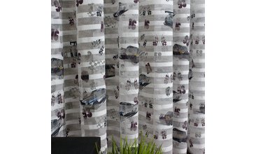 BRİLLANT TÜL PERDE ARABALI ORTA PİLE BOY 190 50X190