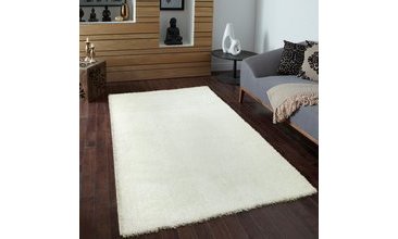PAYİDAR KREM İPEK SHAGGY HALI 9000NM 80X150