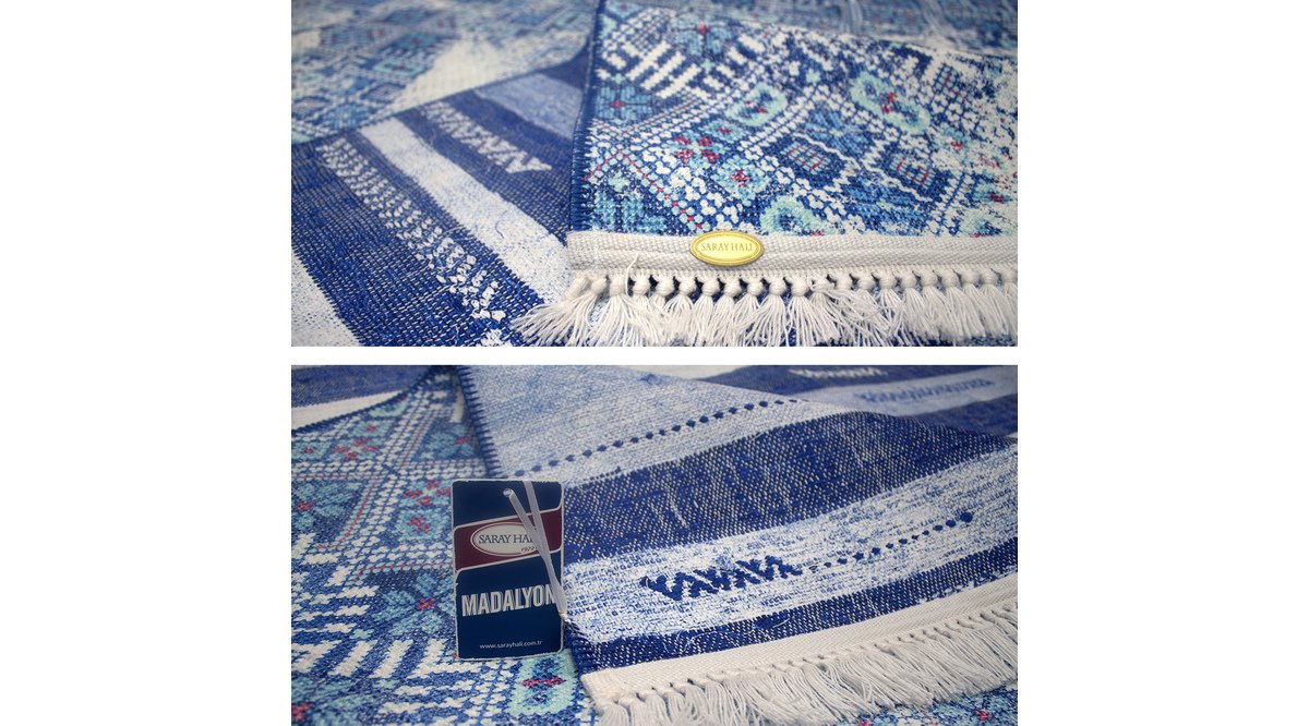 SARAY MADALYON VVMDL01 M ÇİFT TARAFLI YAZLIK HALI 80X150 FİYATI Vivense