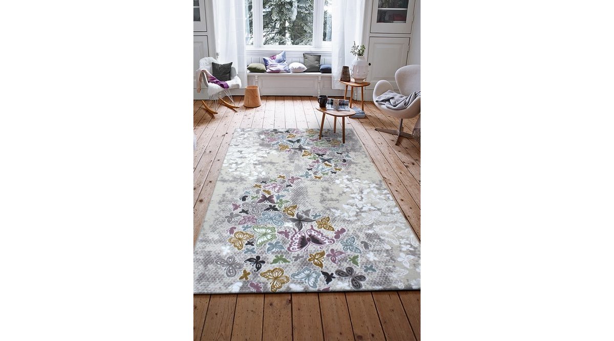 MERİNOS GOLD VV18010 KELEBEKLİ MODERN HALI FİYATI Vivense