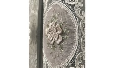 BRİLLANT TÜL PERDE ARAL GÜL KURUSU 1/3 SIK PİLE BOY 260 160X260