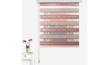 BRİLLANT JAKAR PLİSE GARDEN0 ZEBRA PERDE BOY 260 CM 80X260