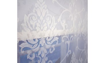 PAYİDAR VV884945 DAMASK DESEN ÇİFTLİ SİSTEM TÜL STOR PERDE 200 CM 70X200