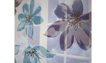 BRİLLANT VV2052-2 IŞILTILI ÇİÇEK DESENLİ TÜL STOR PERDE 200 CM 70X200