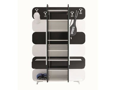 KELEBEK SİYAH- BEYAZ PORTMANTO