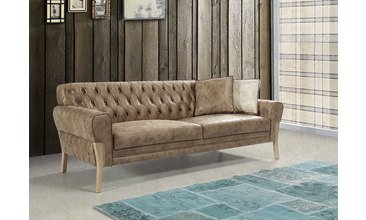 ATLANTİS KOLTUK TAKIMI KREM KAHVE