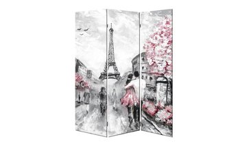 PARİS 2 PARAVAN ÜÇ KANAT ÇİFT TARAFLI 120X175 CM