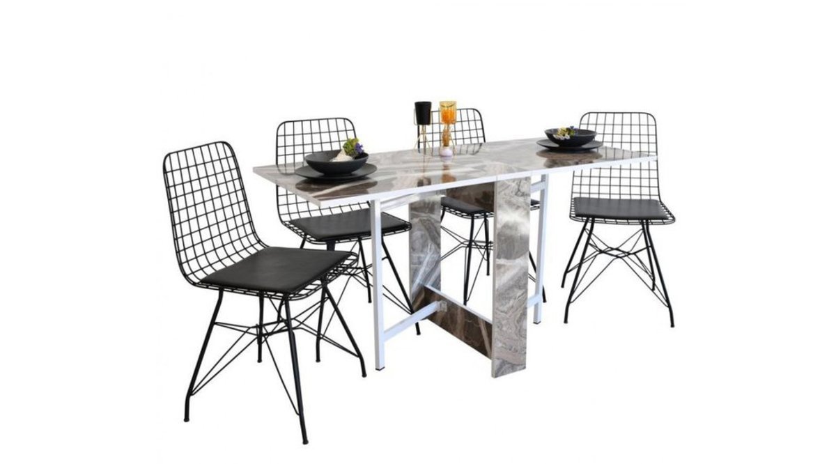 PRADO MASA SANDALYE TAKIMI MERMER FİYATI Vivense