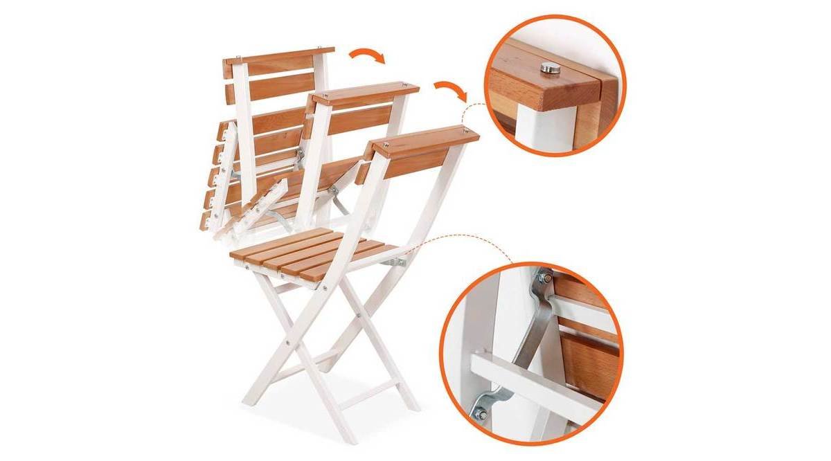 ADALİSS BAHÇE BALKON MASA SANDALYE TAKIMI AHŞAP FİYATI Vivense