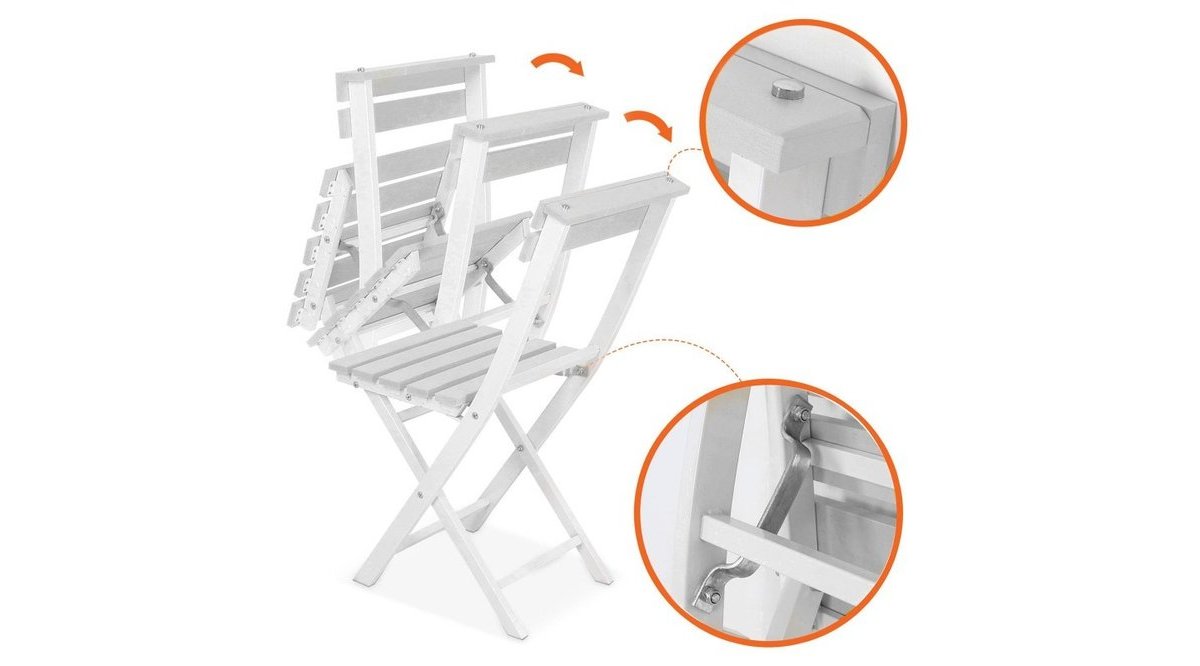 PRADO ADALİSS BİSTRO BAHÇE BALKON MASA SANDALYE TAKIMI BEYAZ FİYATI