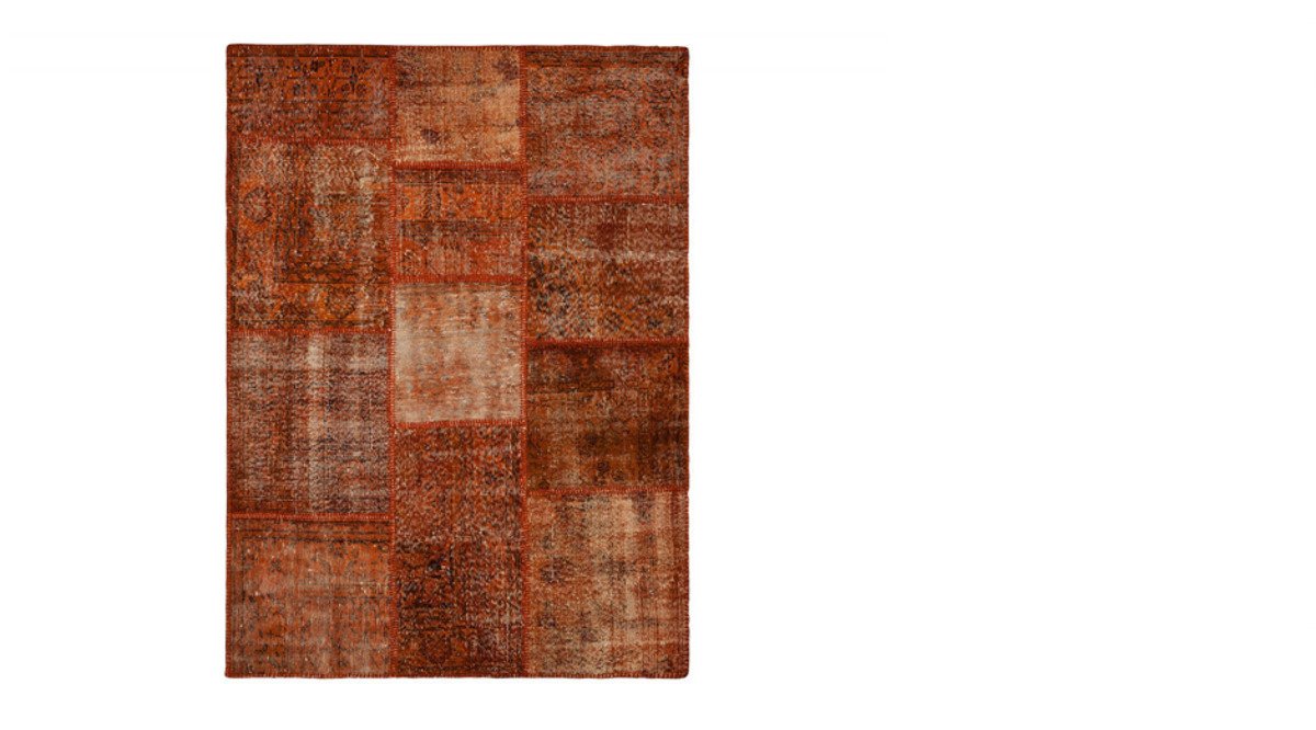 TURUNCU PATCHWORK HALI FİYATI Vivense