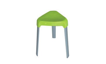 PRİMANOVA ALÜMİNYUM BANYO TABURESİ BEYAZ