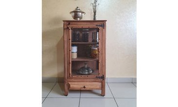 NOSTALJİK AHŞAP TEL DOLAP BÜYÜK
