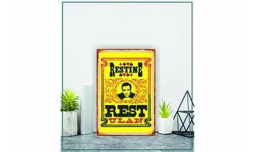 KEMAL SUNAL YEŞİLÇAM RETRO VİNTAGE AHŞAP POSTER